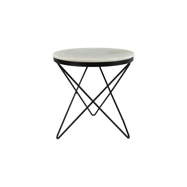 Moe's Home Haley Black Marble Top Side Table