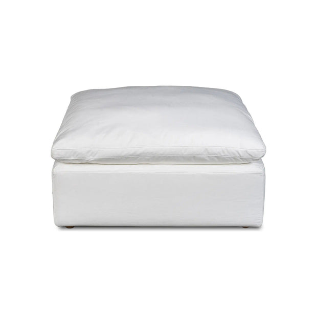 Moe’s Home Collection Terra Condo Creamy White Ottoman