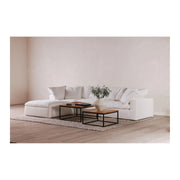 Moe’s Home Collection Terra Condo Creamy White Ottoman