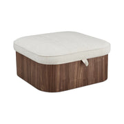 Moe’s Home Collection Sonny Flecked Oat Storage Ottoman