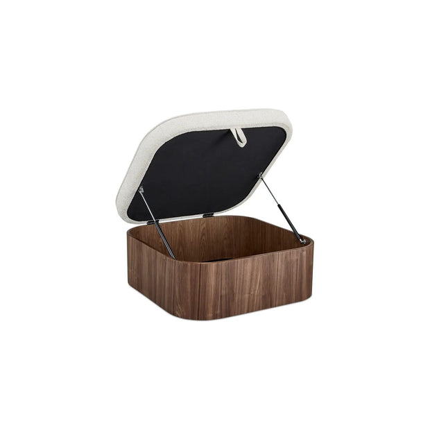 Moe’s Home Collection Sonny Flecked Oat Storage Ottoman