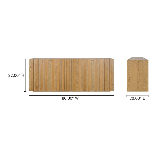 Moe's Home Collection Vermentino Oak Sideboard