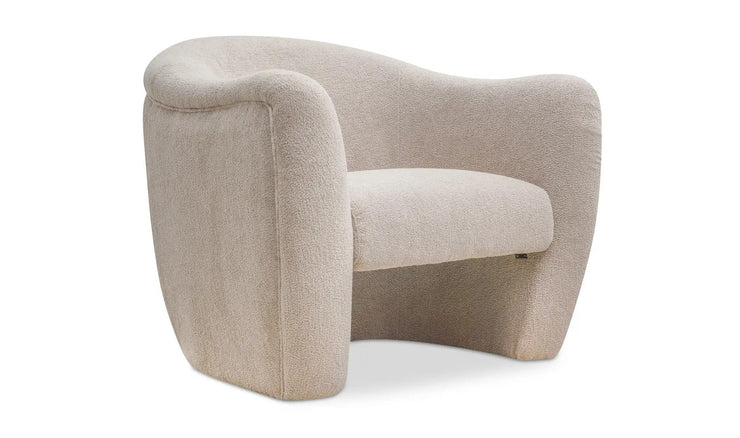 Moe's Home Collection Domino Beige Accent Chair