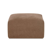 Moe’s Home Collection Isla Mocha Slipcovered Ottoman