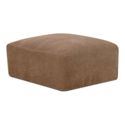 Moe’s Home Collection Isla Mocha Slipcovered Ottoman