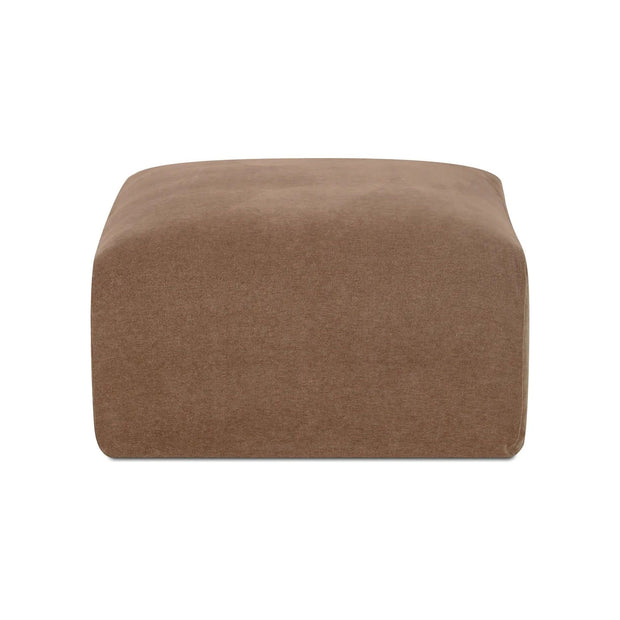 Moe’s Home Collection Isla Mocha Slipcovered Ottoman
