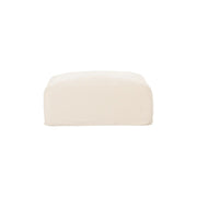 Moe’s Home Collection Isla Beige Slipcovered Ottoman