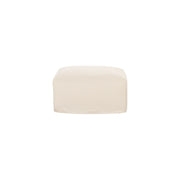 Moe’s Home Collection Isla Beige Slipcovered Ottoman