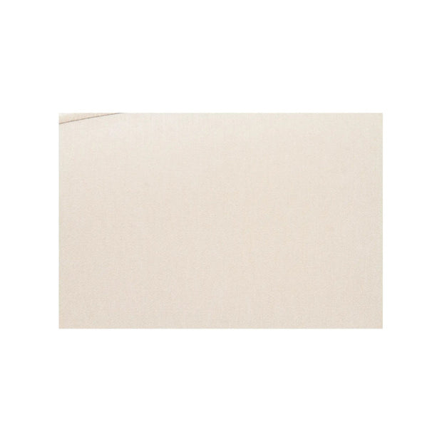 Moe’s Home Collection Isla Beige Slipcovered Ottoman