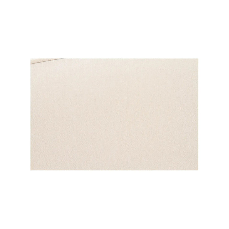Moe’s Home Collection Isla Beige Slipcovered Ottoman
