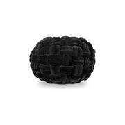 Moe’s Home Collection Pj Black Velvet Pouf