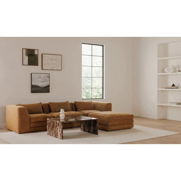 Moe’s Home Collection Lowtide Amber Glow Stool