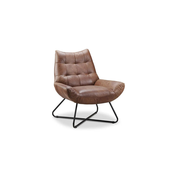 Moe’s Home Collection Graduate Leather Lounge Chair