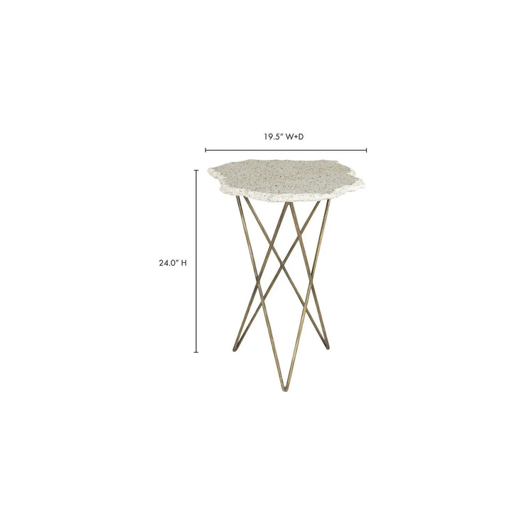 Moe's Home Collection Positano Terrazzo Side Table