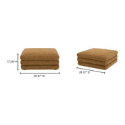 Moe’s Home Collection Lowtide Amber Glow Stool