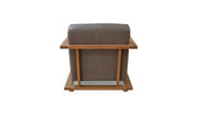 Moe's Home Collection Eckersley Brown Leather Lounge Chair