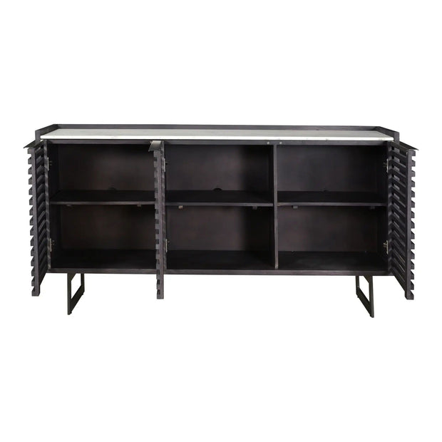 Moe's Home Collection Paloma Charcoal Grey Sideboard