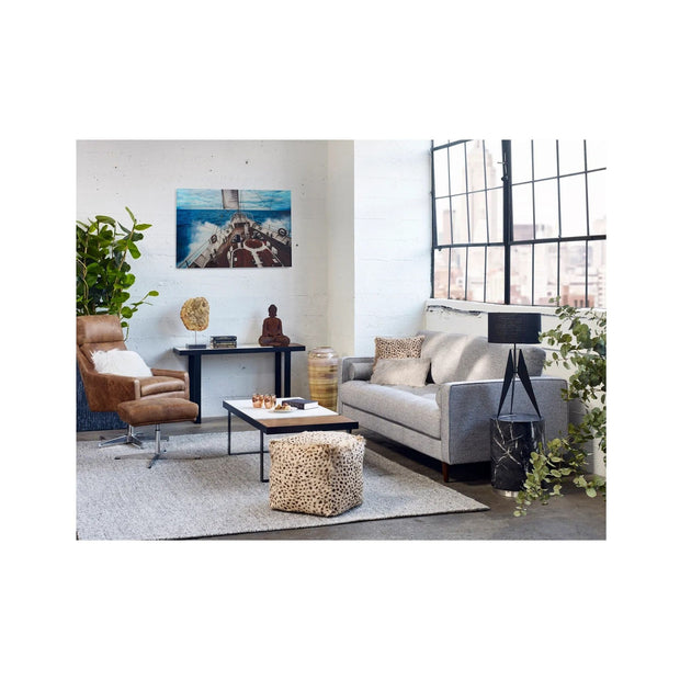 Moe’s Home Collection Blox White Marble Console Table
