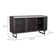 Moe's Home Collection Paloma Charcoal Grey Sideboard