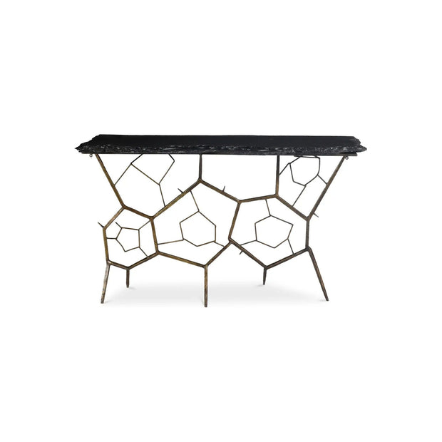 Moe’s Home Collection Nate Dark Grey Slate Console Table