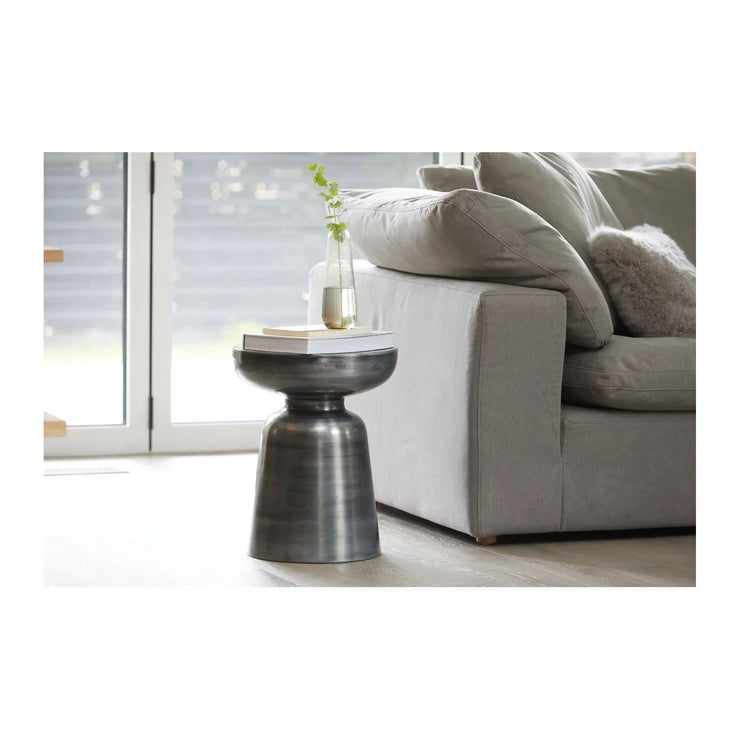 Moe's Home Collection Arthur Antique Nickel Accent Table