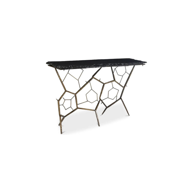 Moe’s Home Collection Nate Dark Grey Slate Console Table