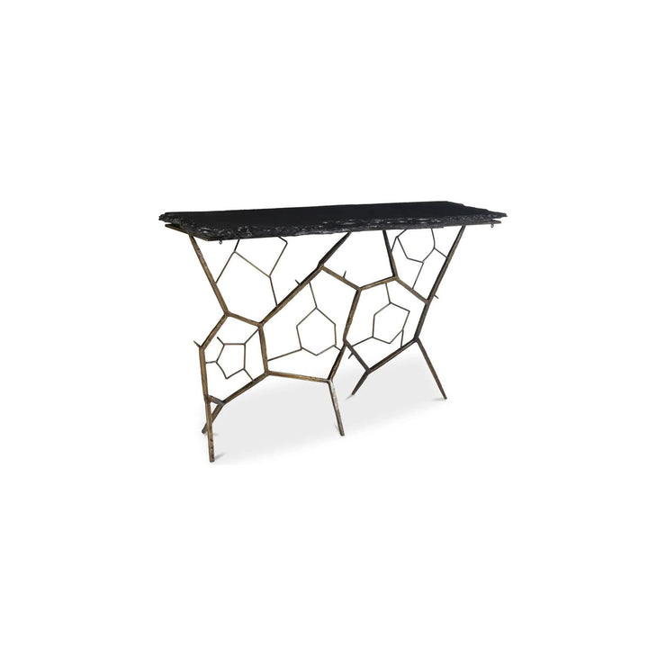 Moe’s Home Collection Nate Dark Grey Slate Console Table