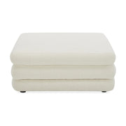 Moe’s Home Collection Lowtide Warm White Ottoman
