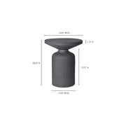 Moe's Home Collection Yoli Black Side Table