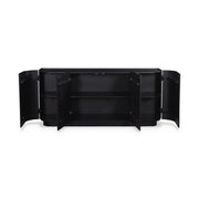 Moe's Home Collection Povera 4 Door Black Sideboard