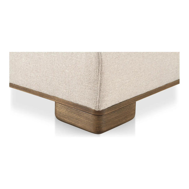 Moe’s Home Collection June Oatmeal Ottoman