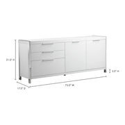 Moe's Home Collection Neo White Sideboard