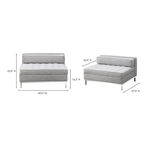 Moe’s Home Collection Covella Storage Ottoman