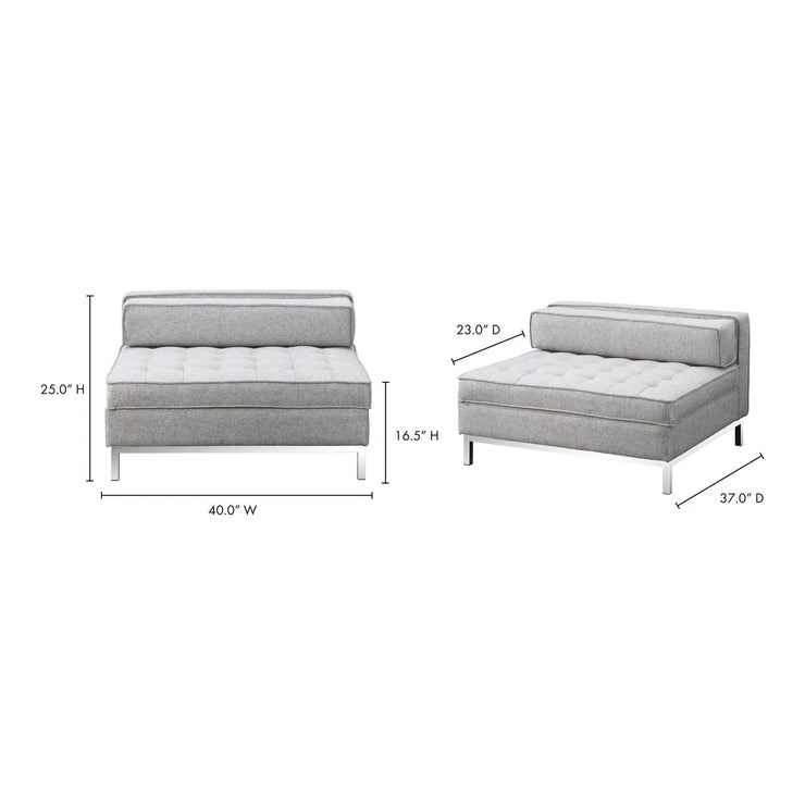 Moe’s Home Collection Covella Storage Ottoman