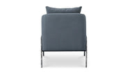 Moe's Home Collection Archer Slate Blue Accent Chair