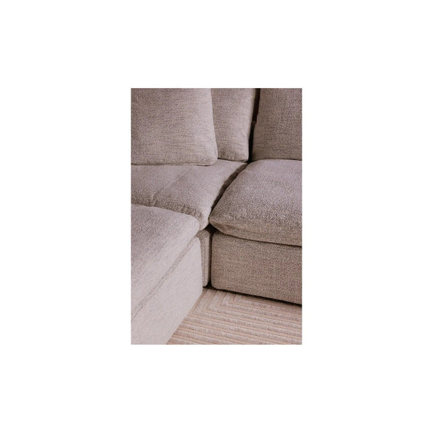 Moe’s Home Collection Clay Coastside Sand Ottoman
