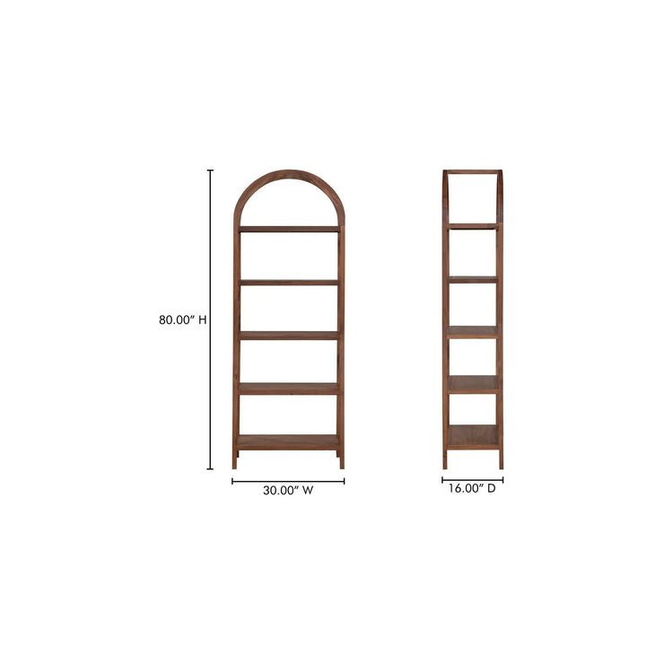 Moe’s Home Collection Walnut Eero Bookcase