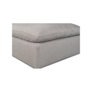 Moe’s Home Collection Terra Condo Light Grey Ottoman