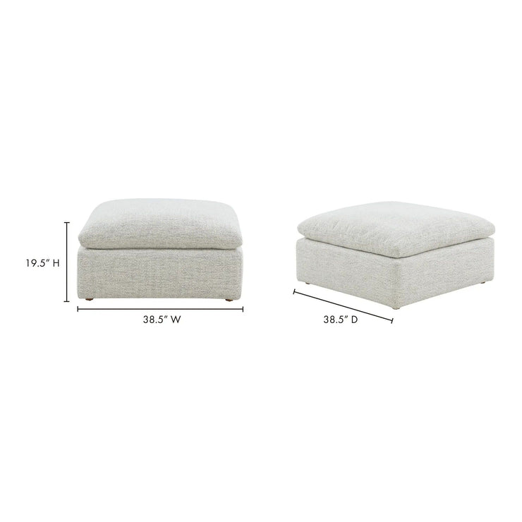 Moe’s Home Terra Condo Ottoman ~ Coastside Sand