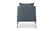 Moe's Home Collection Archer Slate Blue Accent Chair