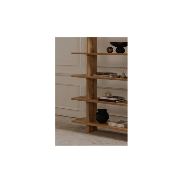 Moe’s Home Collection Casey Large Rustic Oak Bookcase