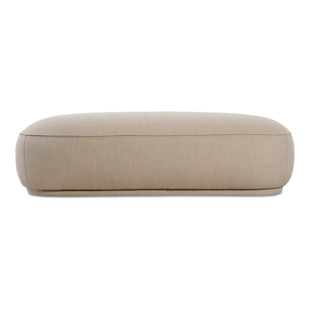 Moe’s Home Collection Marion Beige Rectangular Ottoman
