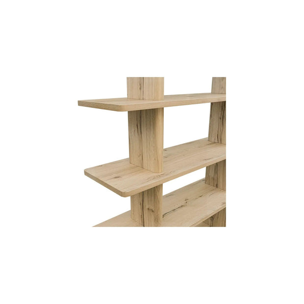 Moe’s Home Collection Casey Large Rustic Oak Bookcase