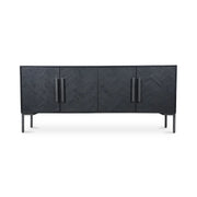 Moe's Home Collection Fishbone Black Sideboard
