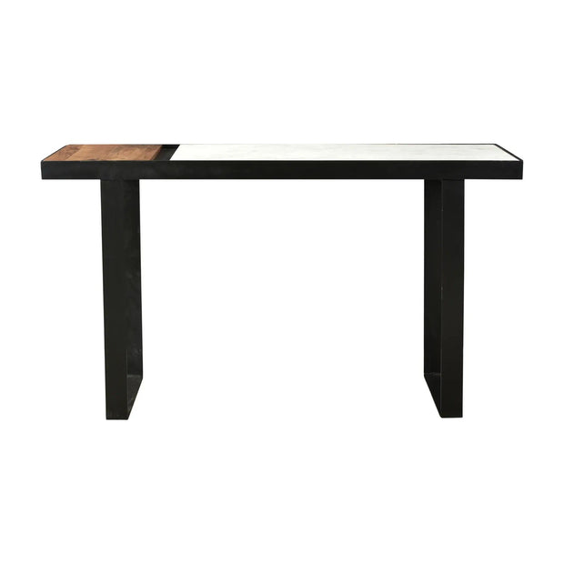 Moe’s Home Collection Blox White Marble Console Table