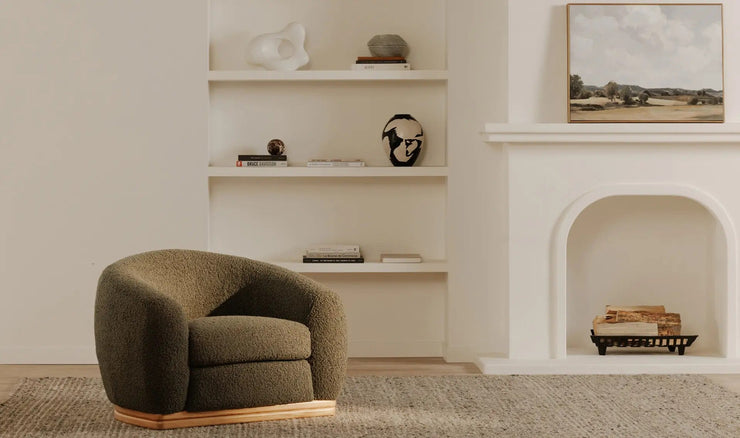 Moe's Home Collection Marlowe Sage Lounge Chair
