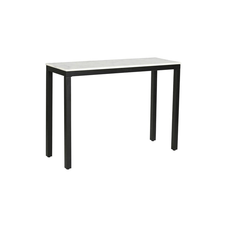 Moe’s Home Collection White Marble Parson Console Table