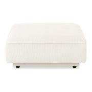 Moe’s Home Collection Rosello White Ottoman