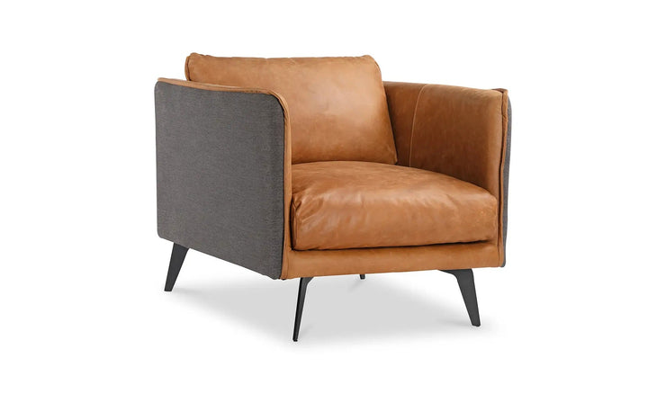 Moe's Home Collection Messina Leather Armchair