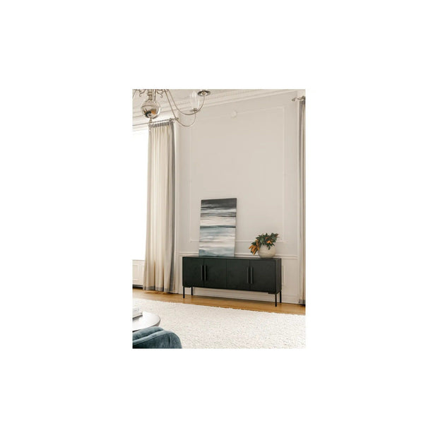 Moe's Home Collection Fishbone Black Sideboard